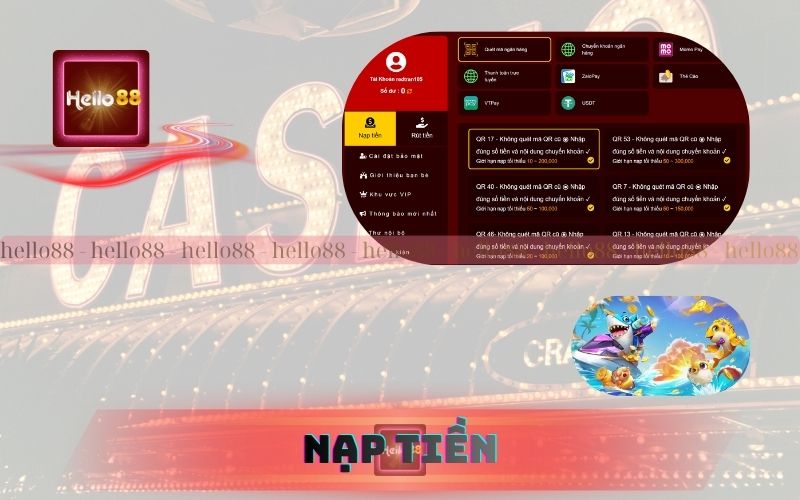 Nạp Tiền Hello88 Nhân Đôi Số Dư | Cơ Hội Thắng Lớn Mỗi Ngày